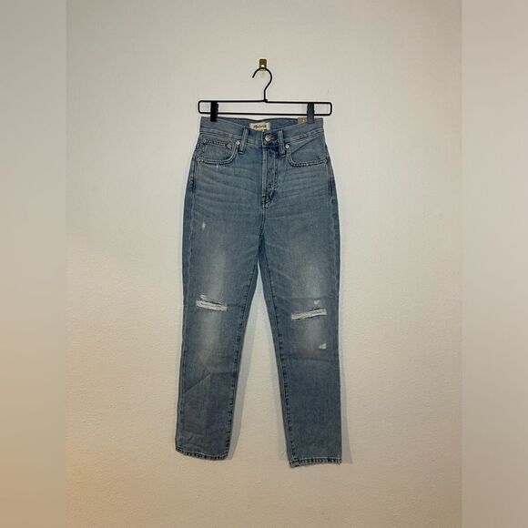 Madewell NWT the perfect vintage crop jeans size 24, 100% cotton, button fly - Picture 1 of 15